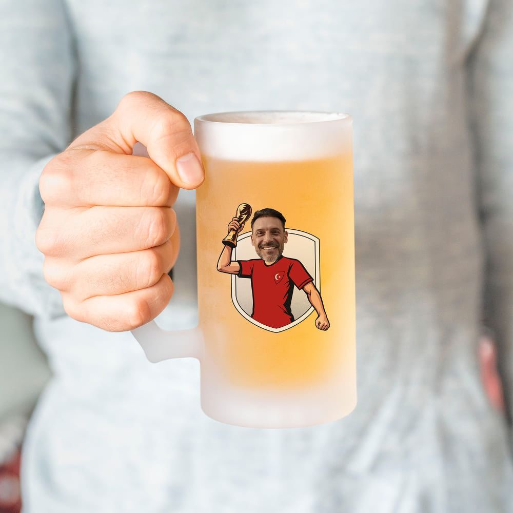 Personaliseerbare WK-bierpul met foto