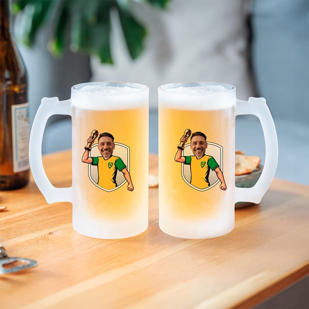 Personaliseerbare WK-bierpul met foto