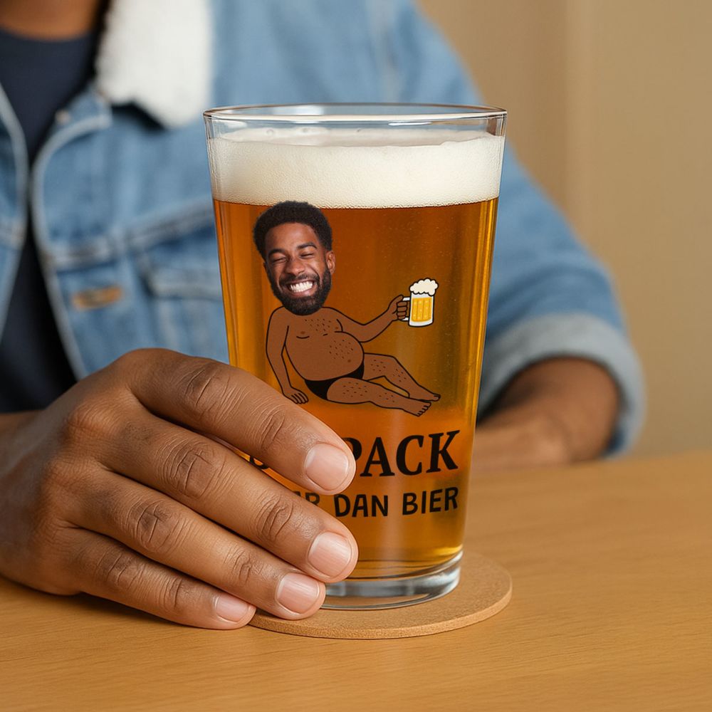 Gepersonaliseerd bierglas Dad Body