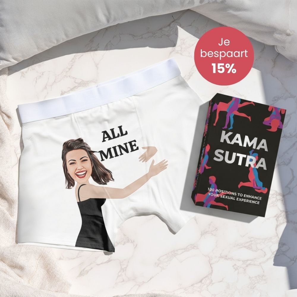 Geschenkset Boxershorts und Kamasutra Karten