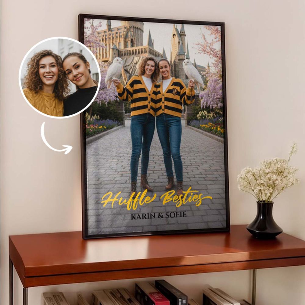 Gepersonaliseerde poster met individueel magisch design