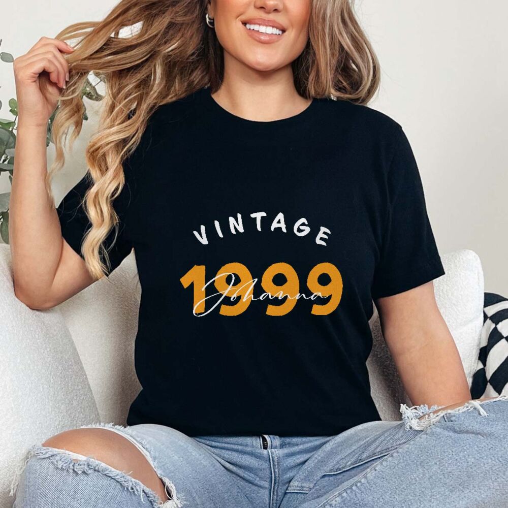Gepersonaliseerd t-shirt Limited Edition met jaartal