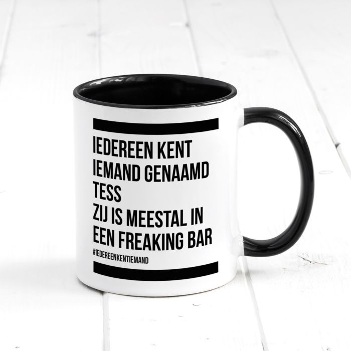 Personaliseerbare mok iedereen kent...