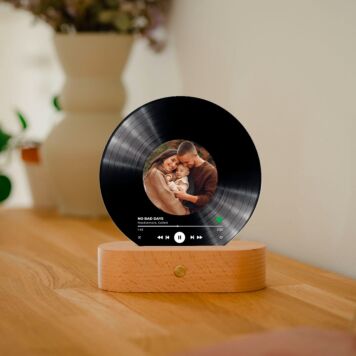 Gepersonaliseerde LED-lamp LP Plaat