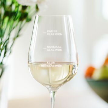 Wijnglas met Naam