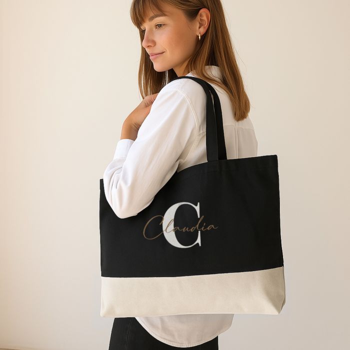 Gepersonaliseerde tas met monogram